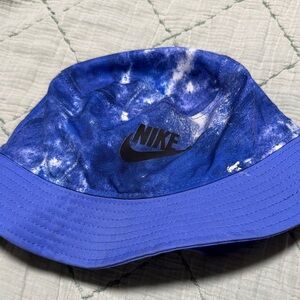 Nike Kids Tie-Dye Blue Bucket Hat